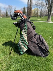 The Jumbo Waffle Crochet Golf&nbsp;Towel